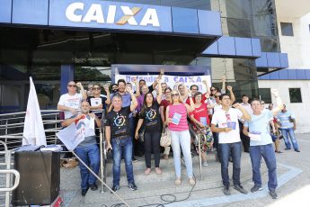 Dia Nacional de Luta contra o desmonte da Caixa no Espírito Santo