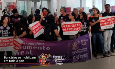 #PropostaDecenteOuGreve: trabalhadores rechaçam reajuste oferecido pelos bancos que determina perda real nos salários