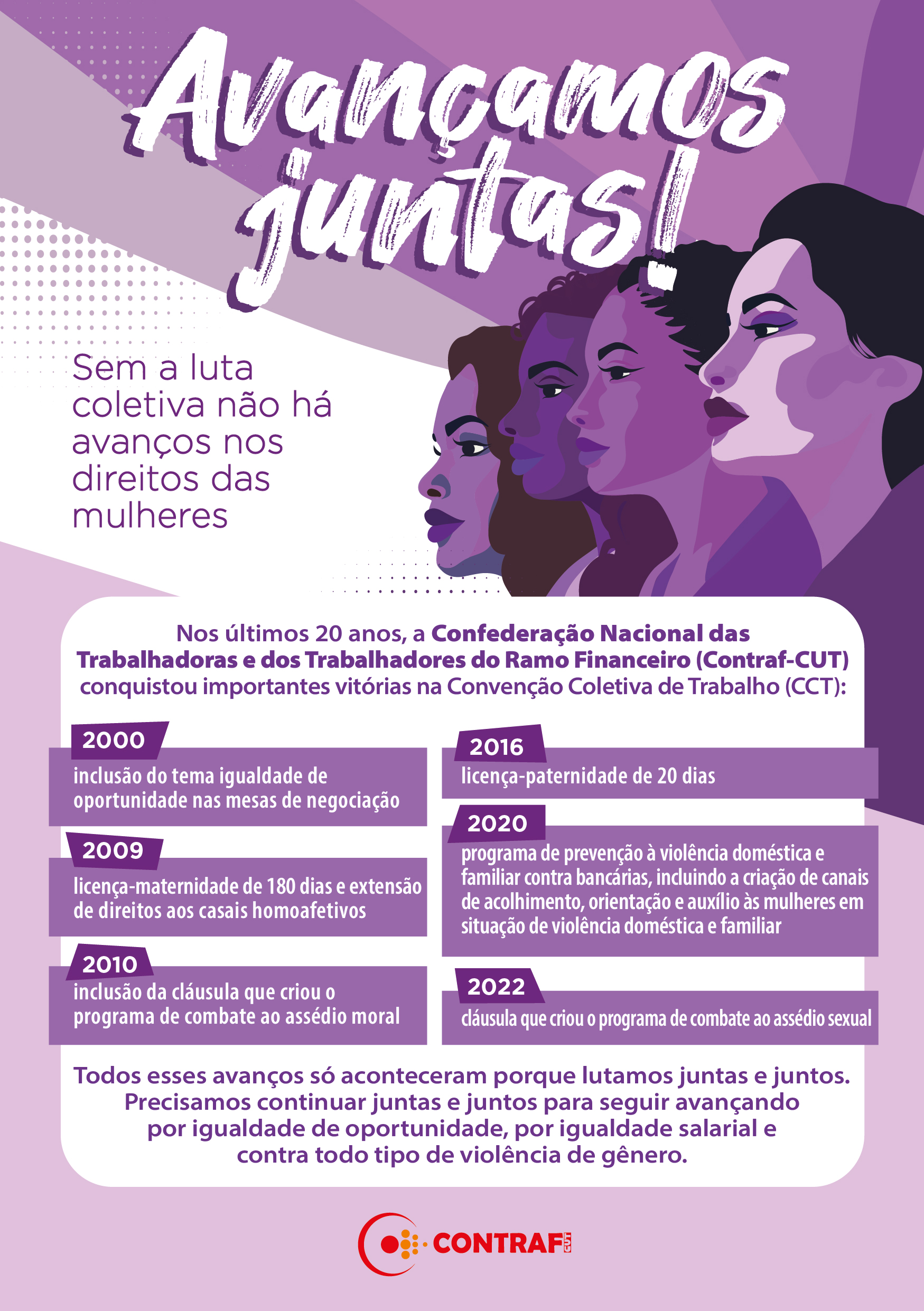 Avançamos juntas!